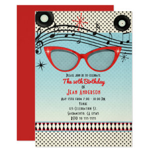 Rockabilly Einladungen Zazzle De