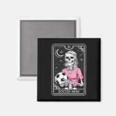Retro-Vintage-Fußballmutter-Tarotkarte Magnet (Vorderseite/Rückseite)