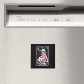 Retro-Vintage-Fußballmutter-Tarotkarte Magnet (In Situ (Geschirrspüler))