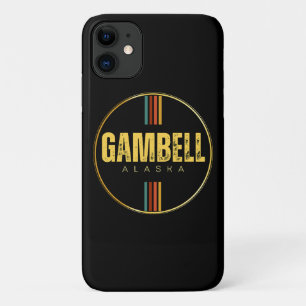 Retro Vintage Gambell City Alaska Staat 70er Jahre Case-Mate iPhone Hülle