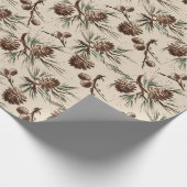 Retro Vintage Geschenkpapier (Ecke)