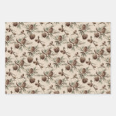 Retro Vintage Geschenkpapier Set (Vorderseite 2)