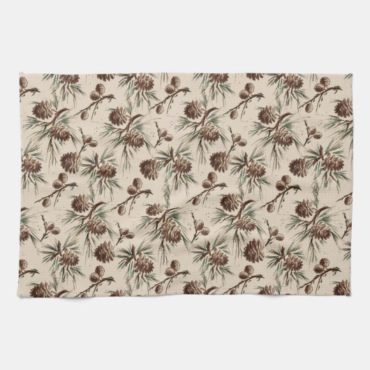 Retro Vintage Geschirrtuch (Horizontal)