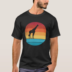 Retro Vintage Giraffe und süße Tier 2 T-Shirt