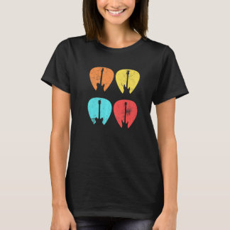 Retro Vintage Gitarrenpick für Gitarre 1 T-Shirt