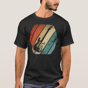 Retro Vintage Gitarrist der alten Schule 3 T-Shirt