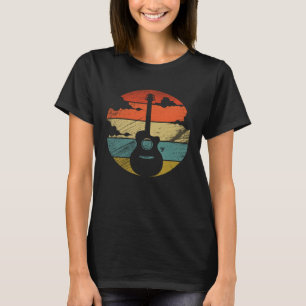 Retro Vintage-Gitarrist Old School 2 T-Shirt