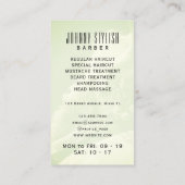 Retro Vintage Goldgräberkarte Visitenkarte (Rückseite)