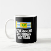 Retro Vintage Government Shutdown Veteran Kaffeetasse (Links)