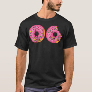 Retro-Vintage-Grunge-Stil-Donuts-Nachtisch-Geburts T-Shirt