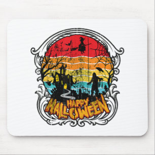 Retro Vintage Halloween - Altes Halloween Mousepad