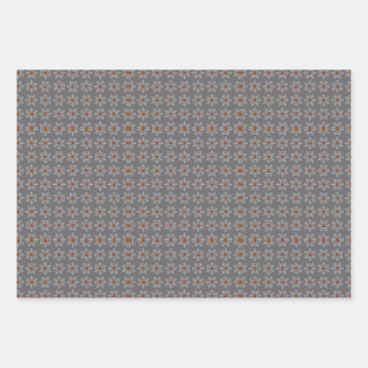 Retro Vintage Halloween-Musterwebstachel Geschenkpapier Set (Vorderseite 2)