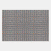 Retro Vintage Halloween-Musterwebstachel Geschenkpapier Set (Vorderseite)