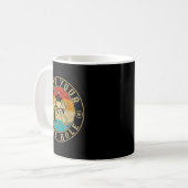 Retro Vintage Halt Deinen Fünf Loch Kaffeetasse (Vorderseite Links)