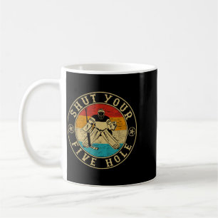 Retro Vintage Halt Deinen Fünf Loch Kaffeetasse