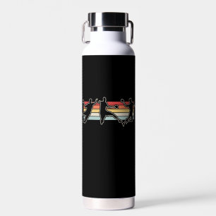 Retro Vintage Handballspieler Trinkflasche