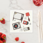 Retro, Vintage Haushaltsartikel Serviette (Beispiel)