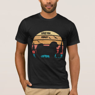 Retro Vintage Havanese Hund T-Shirt