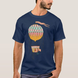 Retro Vintage Heißluftballon Geschenke  T-Shirt