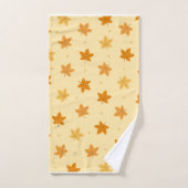 Retro-Vintage Herbstblätter Badhandtuch Set (Handtuch)