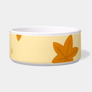 Retro-Vintage Herbstblätter Napf