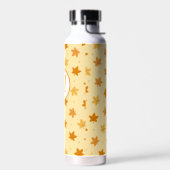 Retro-Vintage Herbstblätter Trinkflasche (Links)