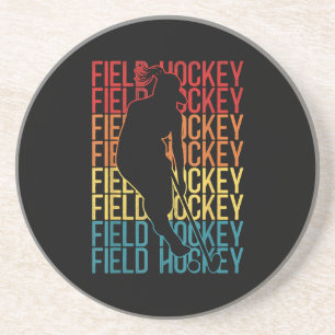 Retro-Vintage-Hockey Hockey Getränkeuntersetzer