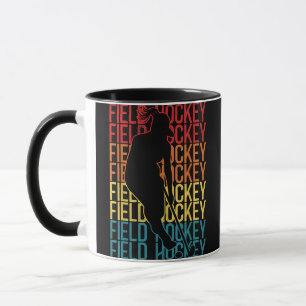 Retro-Vintage-Hockey Hockey Tasse
