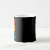 Retro-Vintage-Hockeyleistung Kaffeetasse (Mittel)