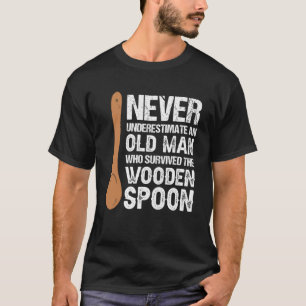 Retro Vintage Holzlöffel-Überlebende 5 T-Shirt