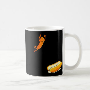 Retro Vintage Hotdog Hochsprung Kaffeetasse