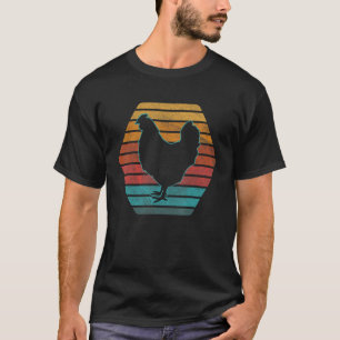 Retro Vintage Huhn Vogel Hühnerfarm Männer Frauen T-Shirt