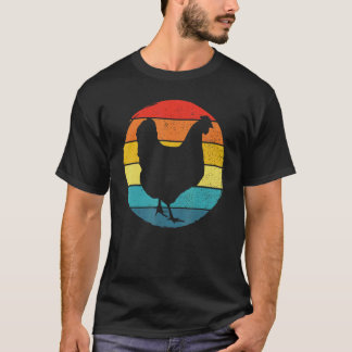 Retro Vintage Hühnerfarm Geflügelzüchter Geschenk T-Shirt