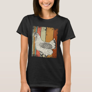 Retro Vintage Hühnerflüsterer Landwirt T-Shirt