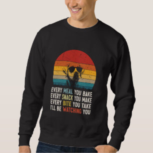 Retro Vintage Hund Lustiger Labrador Hundebesitzer Sweatshirt