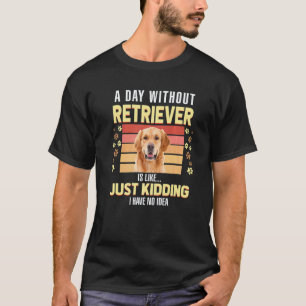Retro Vintage Hunde Zitat Golden Retriever Fellbab T-Shirt