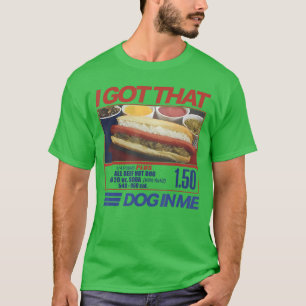 Retro Vintage Ich Habe Den Hund In Mir Lustiger Ho T-Shirt