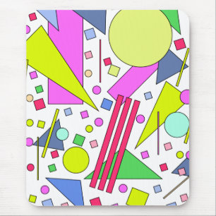 Retro-Vintage im Stil der 80er und 90er Jahre Mousepad