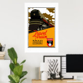 Retro Vintage Image Travel by Travel Poster (Heimbüro)