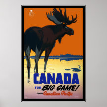Retro Vintage Image Travel Kanada