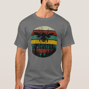 Retro Vintage Imker Bienenzucht Anzug Bienenzucht T-Shirt