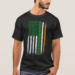 Retro Vintage irische US-Flagge Sport Wrestling St T-Shirt
