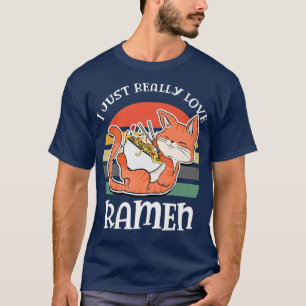 Retro Vintage Japanischer Kawaii Katze Kätzchen Ra T-Shirt