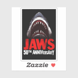 Retro Vintage Jaws Movie 80s - Jaws 50th Aufkleber