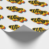 Retro Vintage Jungfrau Geschenkpapier (Ecke)