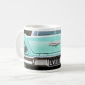 Retro-Vintage Kaffeetasse (Vorderseite Links)