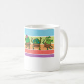 Retro Vintage Kaktus Gartengestaltung Spaß Kaffeetasse (VorderseiteRechts)