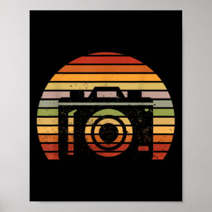 Retro Vintage Kamera Bild Kameramann Fotografie Poster