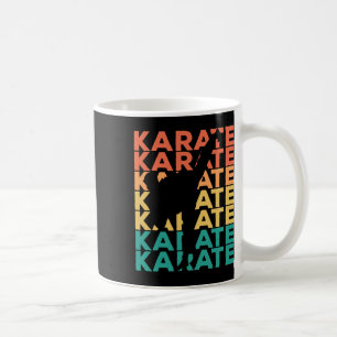 Retro-Vintage-Karate-Geschenk für Karateka Kaffeetasse