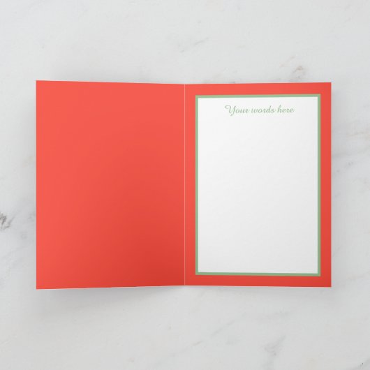 Retro Vintage Karte (Innenseite)